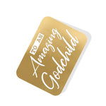 To an an Amazing Godchild Gold Tag