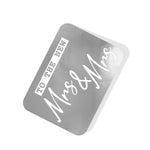 To the new Mrs & Mrs Silver Tag