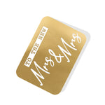 To the new Mrs & Mrs Gold Tag