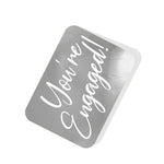 Your Engaged! Silver Tag