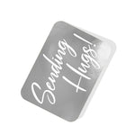 Sending hugs! Silver Tag