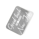 Good Luck in your New Job Silver Tag