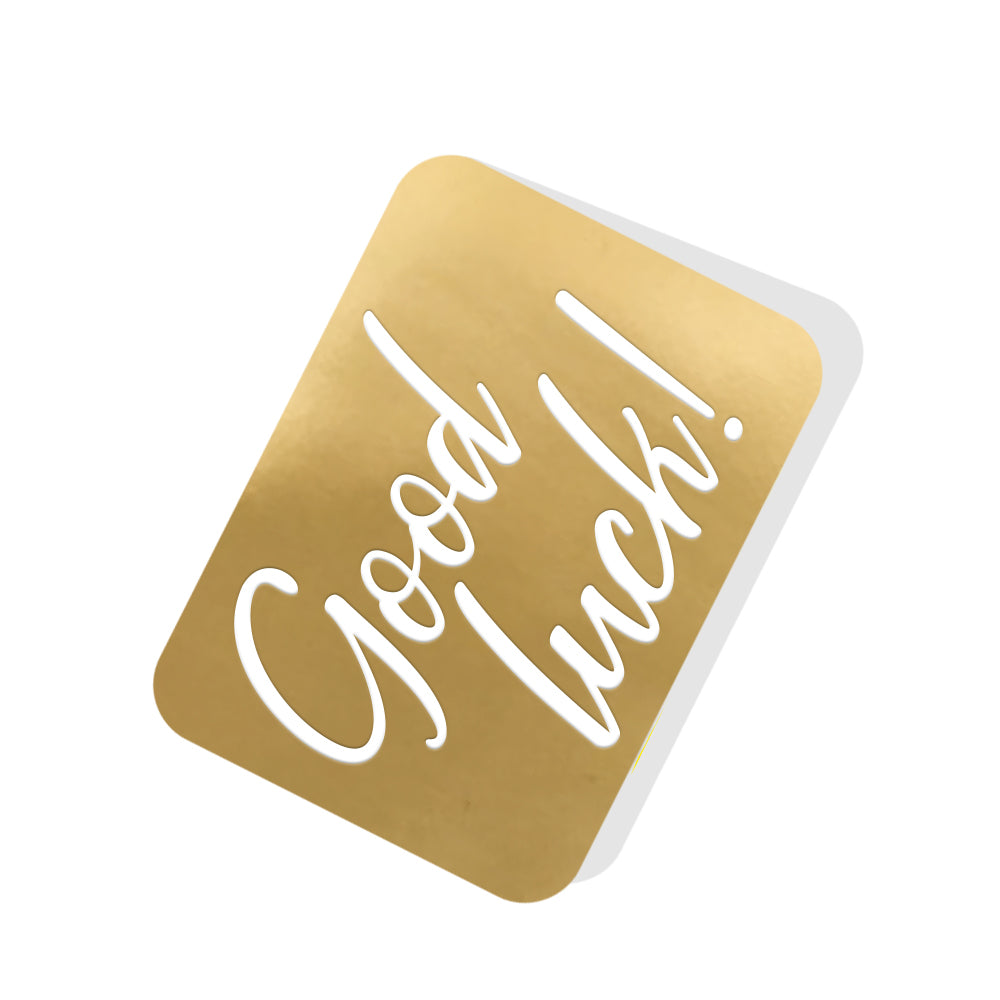 Good Luck! Gold Tag