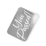 You passed! Silver Tag