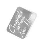 Congrats on your New Home Silver Tag