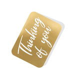 Thinking of you Gold Tag