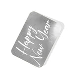 Happy New Year Silver Tag