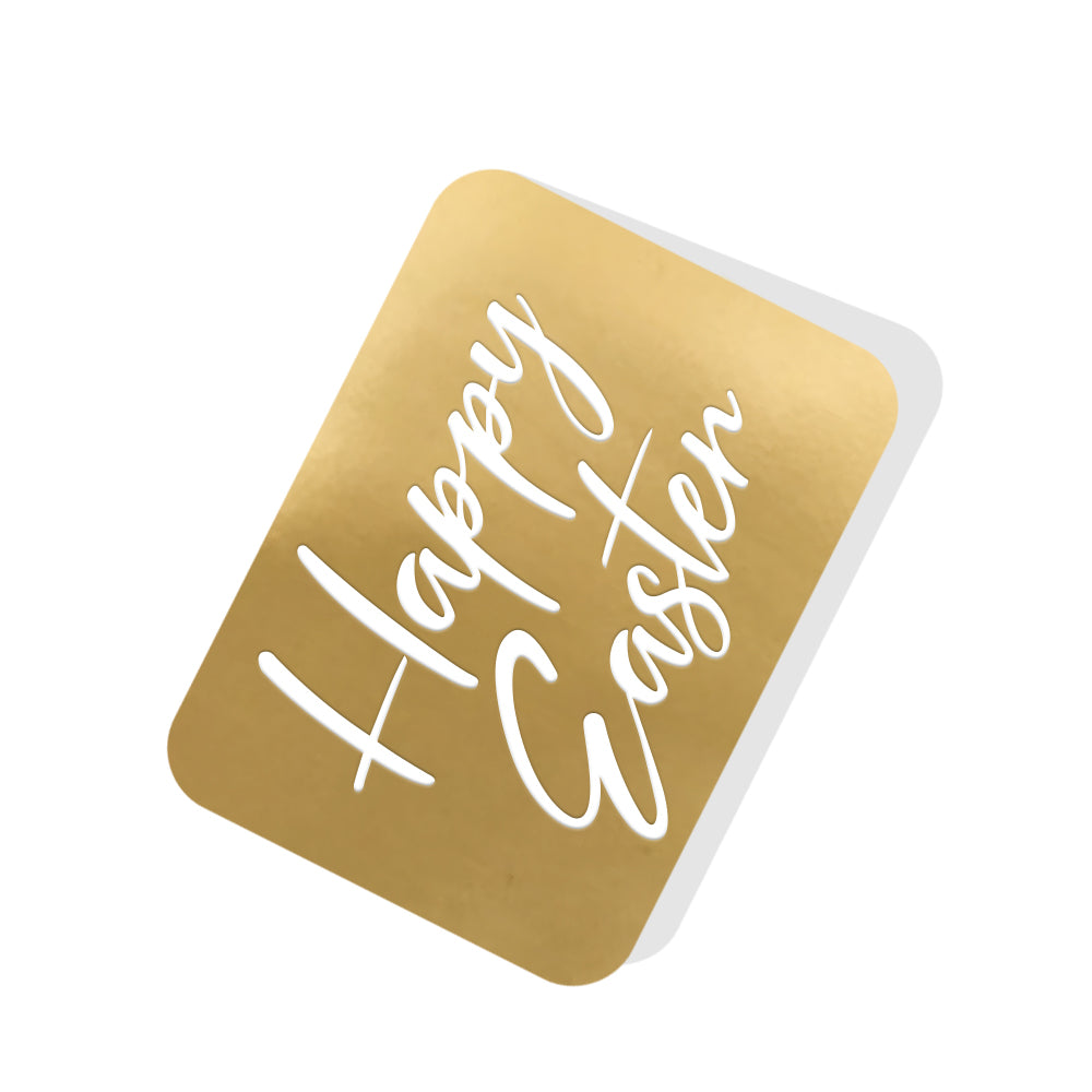 Happy Easter Gold Tag