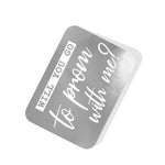 Will you go to prom with me? Silver Tag