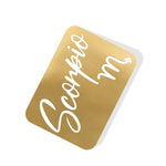 Scorpio Gold Tag