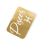 Pisces Gold Tag