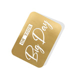 On your Big Day Gold Tag