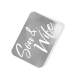 Son & Wife Silver Tag