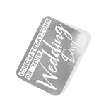 Congratulations on your Wedding Day Silver Tag