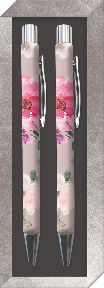 Gifted Stationery Floral Passion Gift Boxed Pen Set