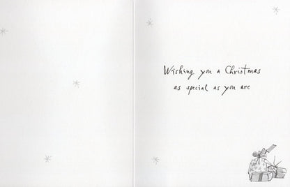 Yummy Husband Xmas Turkey Quentin Blake Christmas Greeting Card