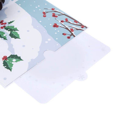 Festive Red Robin Pop Up Christmas Greeting Card