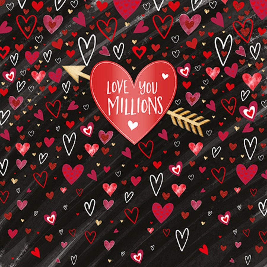 Love You Millions Valentine's Day Greeting Card