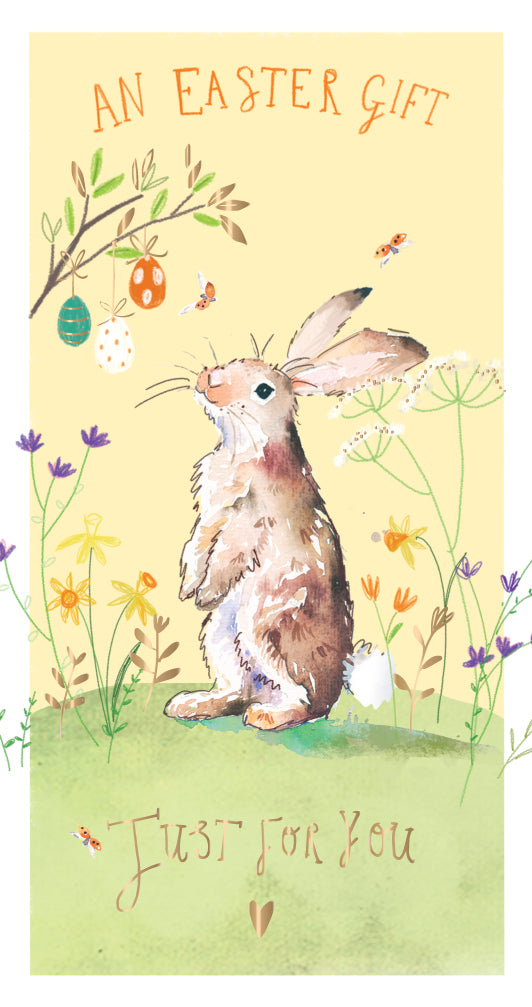 Easter Gift Bunny Money Wallet Card Easter Gift Card