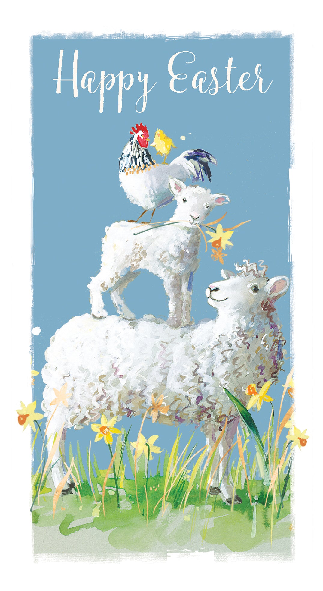 Easter Spring Lamb & Chick Money Wallet Card Easter Gift Card