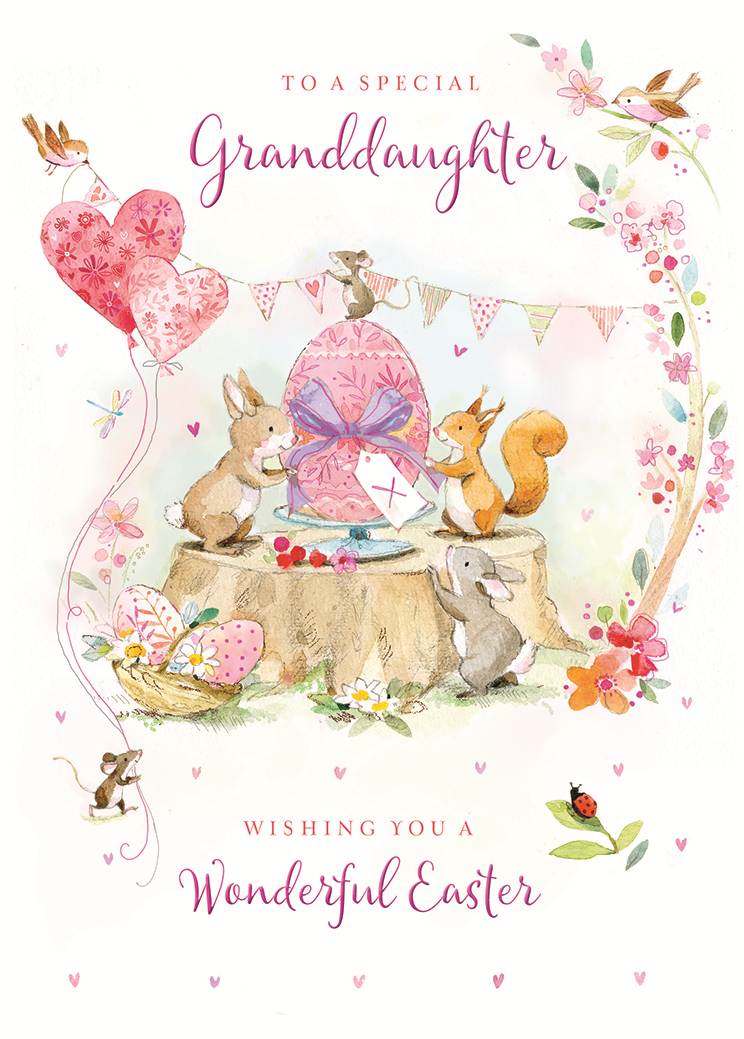 A Special Granddaughter Wonderful Easter Card