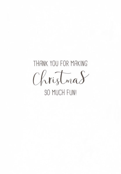 Bestest Daddy Roarsome Christmas Hand-Finished Christmas Card