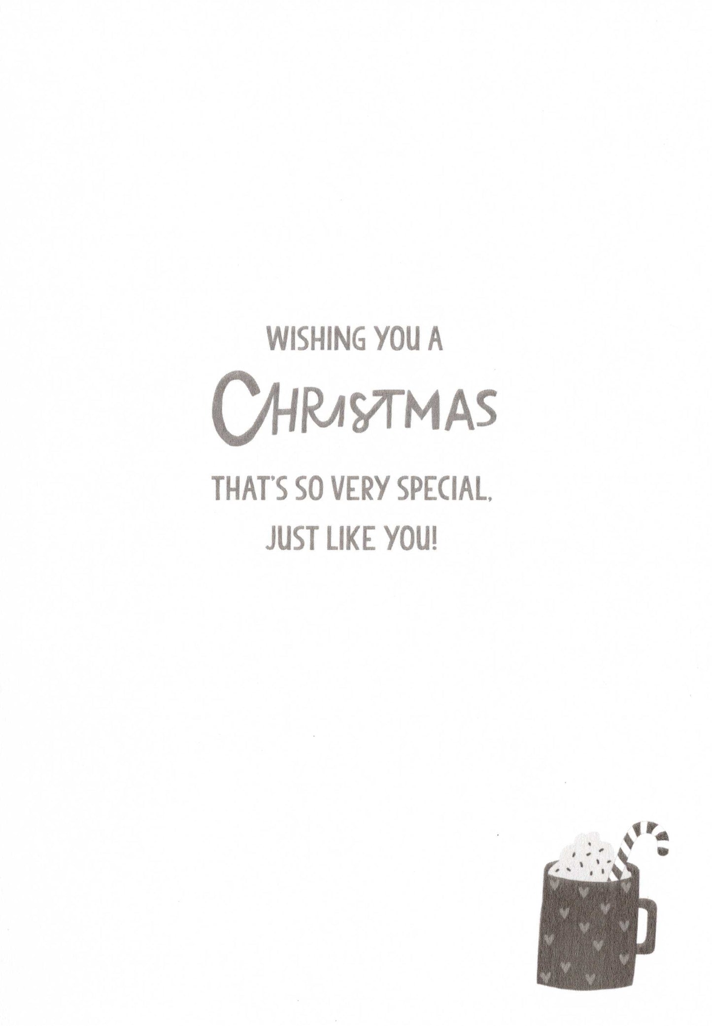 Best Mum At Christmas Time Fun Hand-Finished Christmas Card