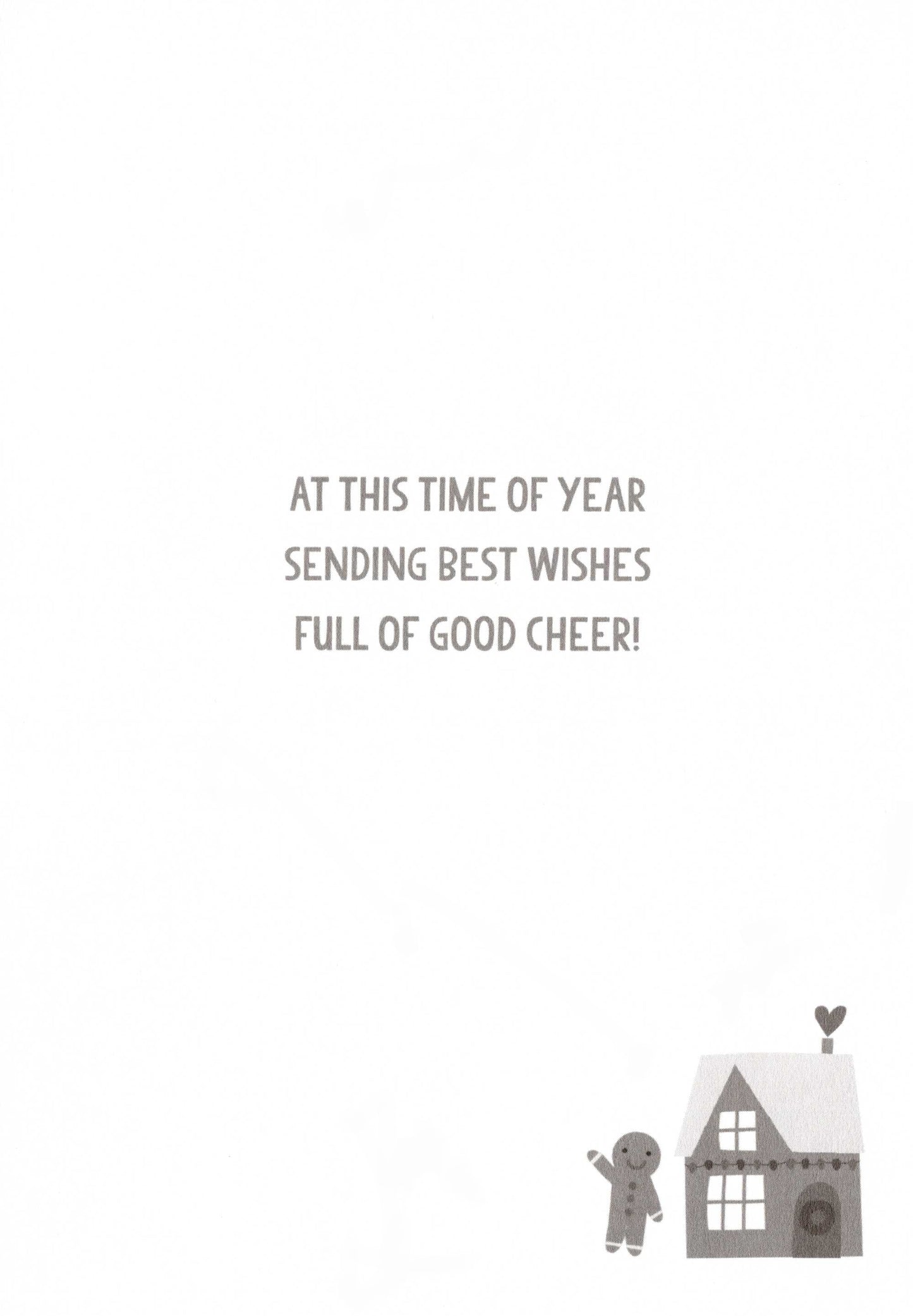 Our House To Yours At Christmas Hand-Finished Christmas Card