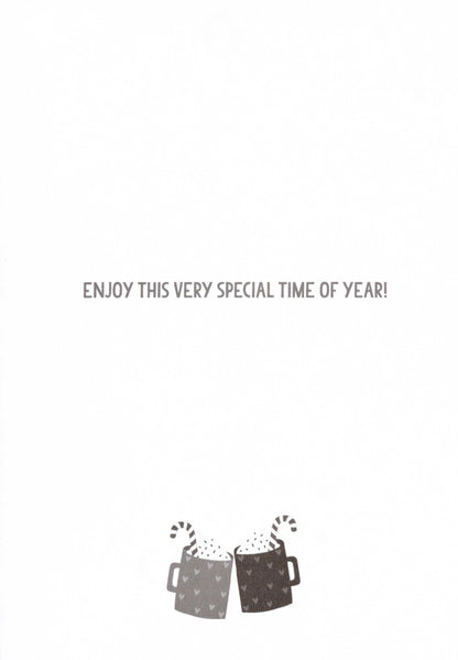 To Both Of You At Christmas Fun Hand-Finished Christmas Card