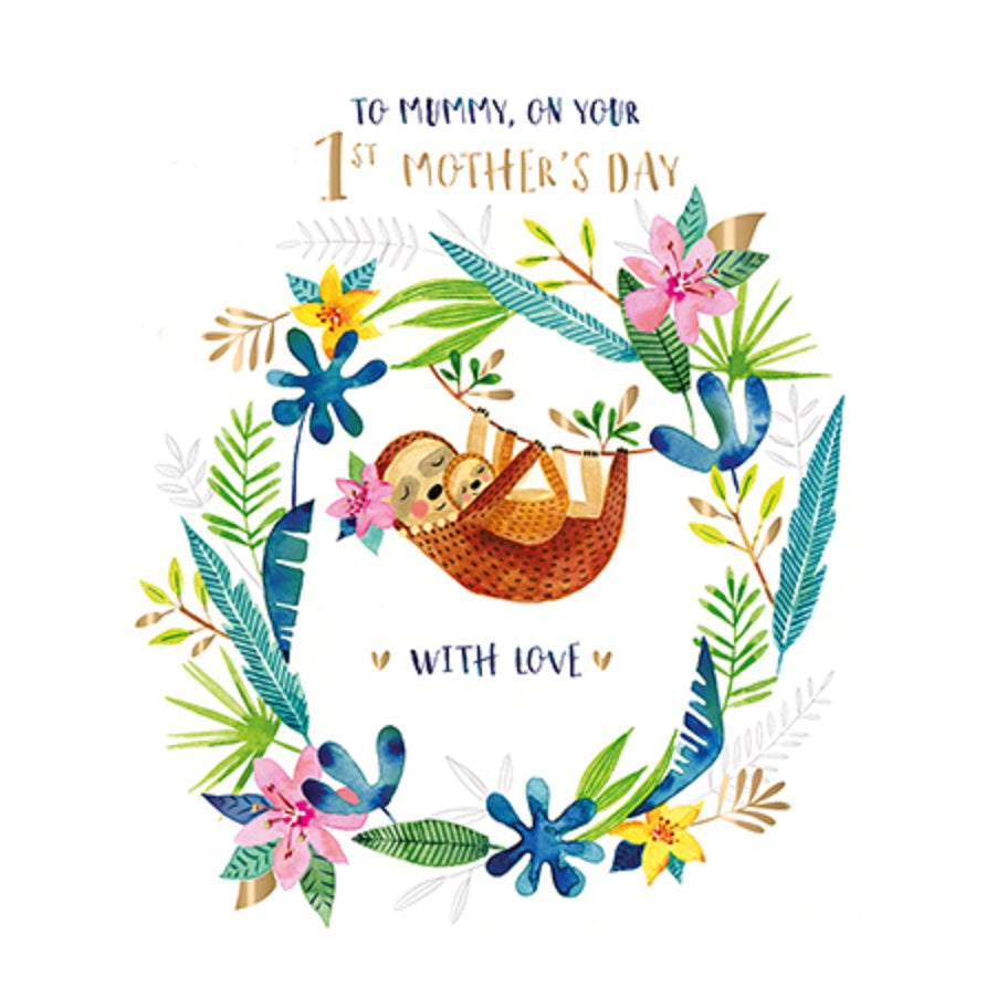 Mummy On Your 1st Mother's Day Greeting Card