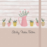 Gifted Stationery Potting Shed Sticky Notes Folder