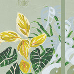 Gifted Stationery Wild Leaf Sticky Notes Folder