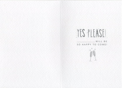 Invitation Be A Pleasure To Accept Acceptance Greeting Card