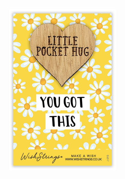 You Got This Little Pocket Hug Wish Token