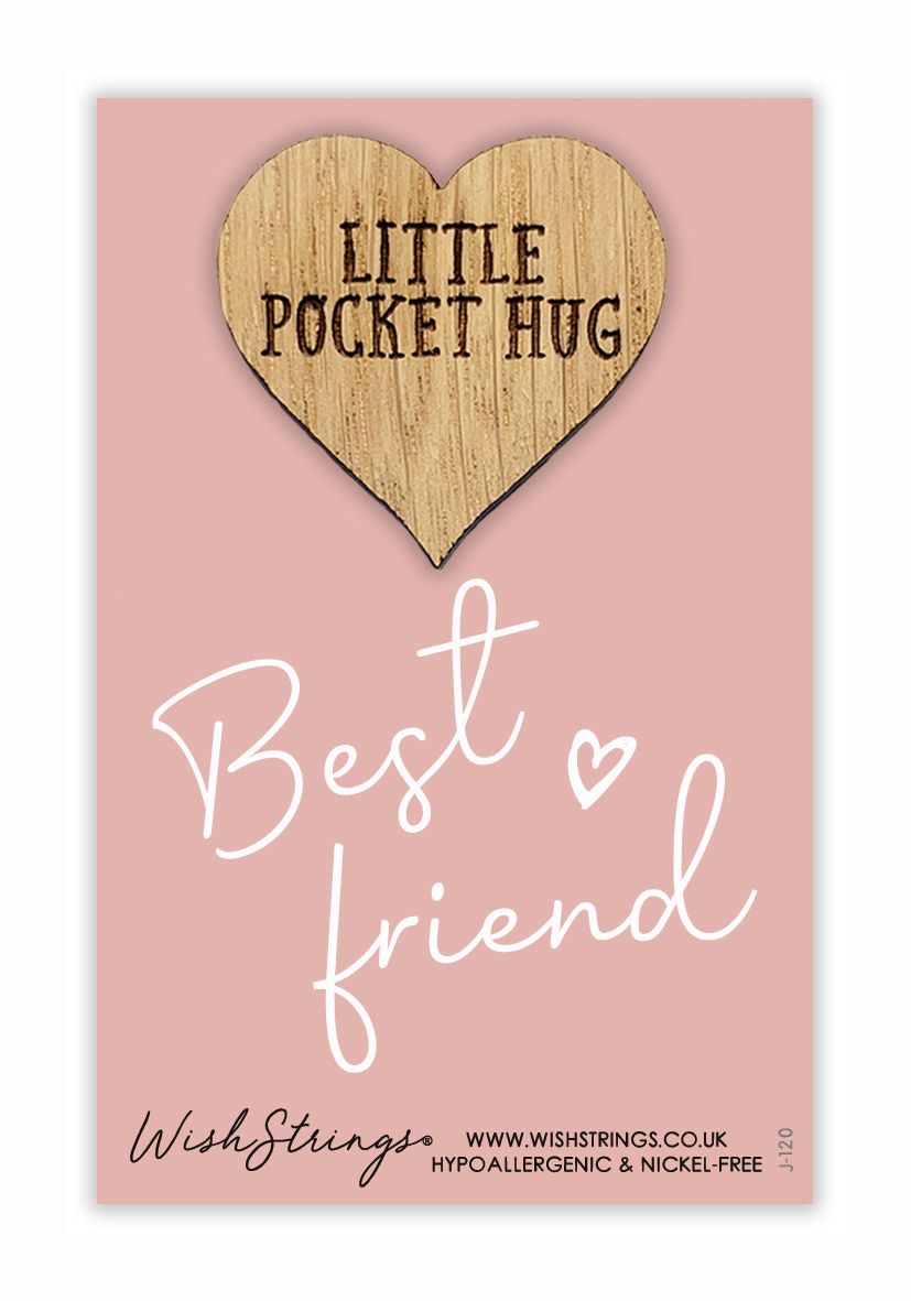 Best Friend Friendship Little Pocket Hug Wish Token
