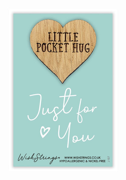 Just For You Little Pocket Hug Wish Token