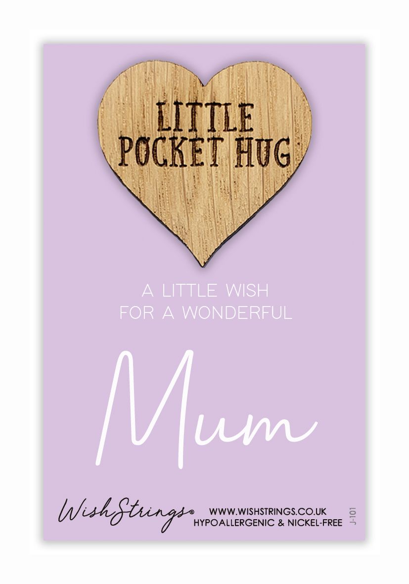 A Wish For A Wonderful Mum Little Pocket Hug Wish Token