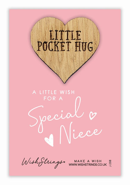 A Wish For A Special Niece Little Pocket Hug Wish Token