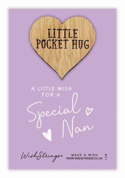 A Little Wish For A Special Nan Little Pocket Hug Wish Token