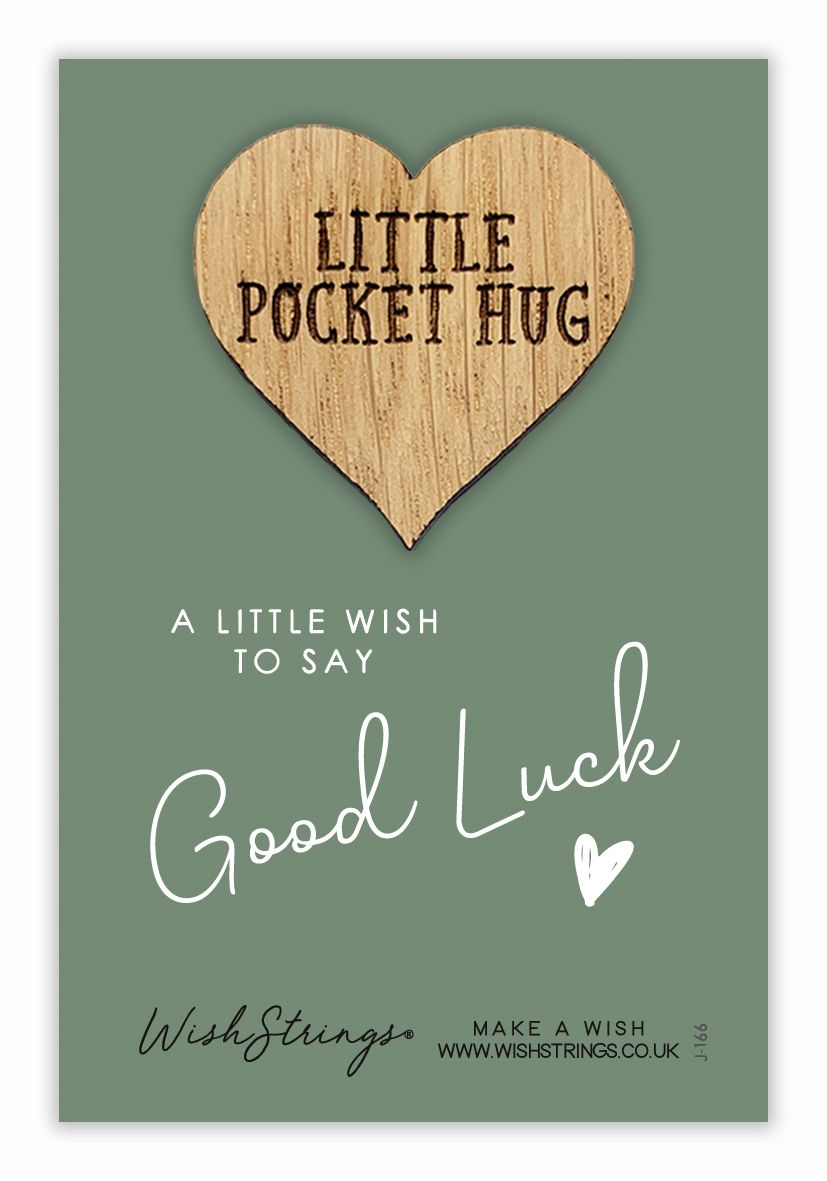 A Wish To Say Good Luck Little Pocket Hug Wish Token