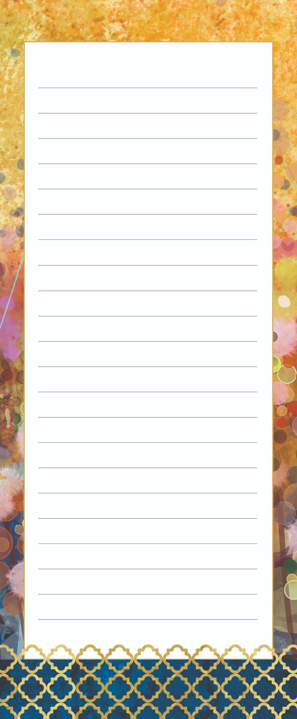 Gifted Stationery Pom Poms Magnetic Shopping List