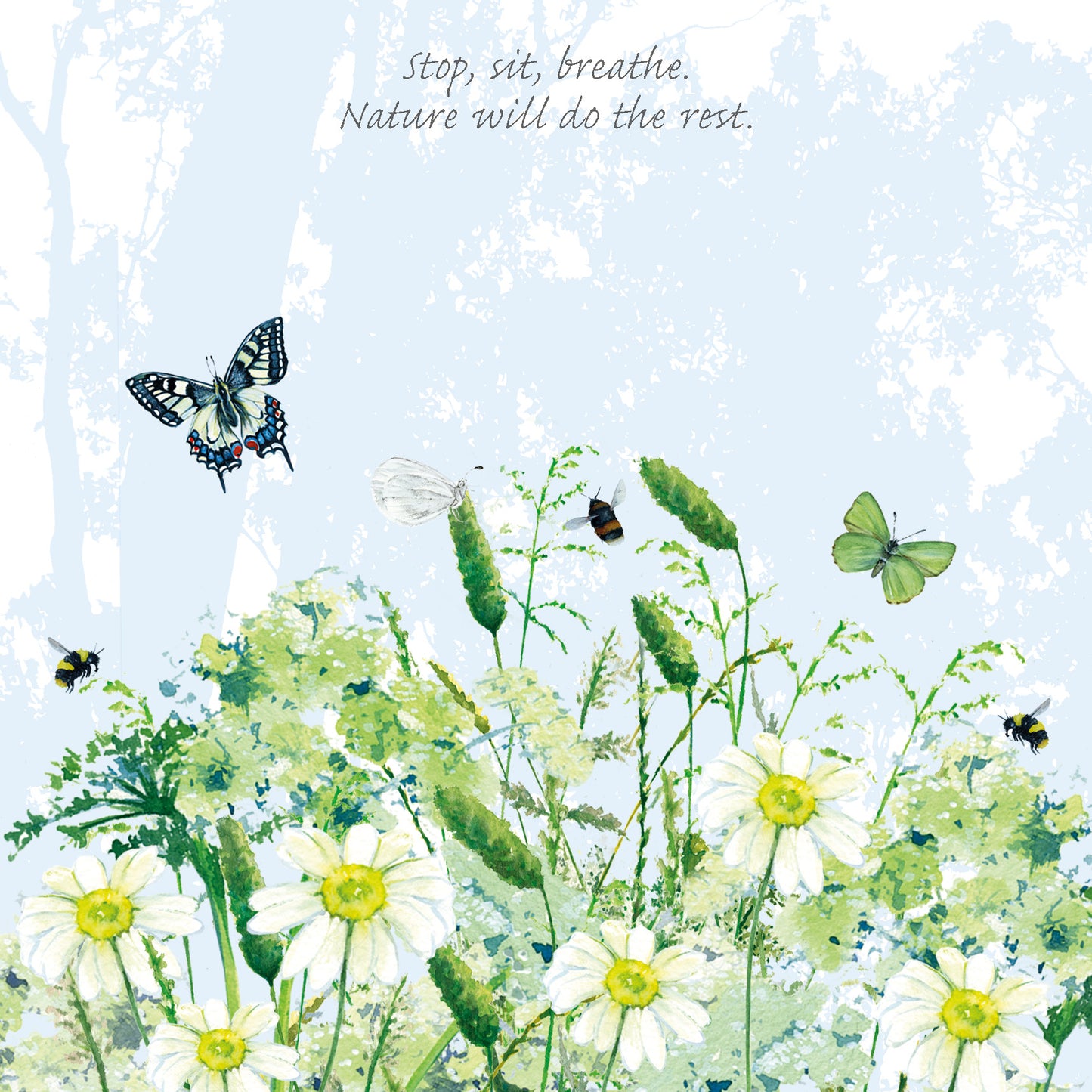 Tuppence A Bag Swallowtail Butterfly Garden Art Greeting Card