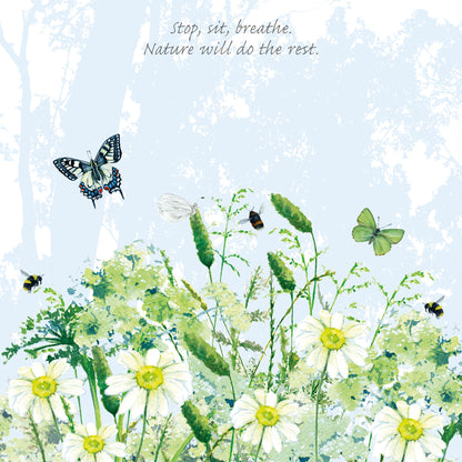 Tuppence A Bag Swallowtail Butterfly Garden Art Greeting Card