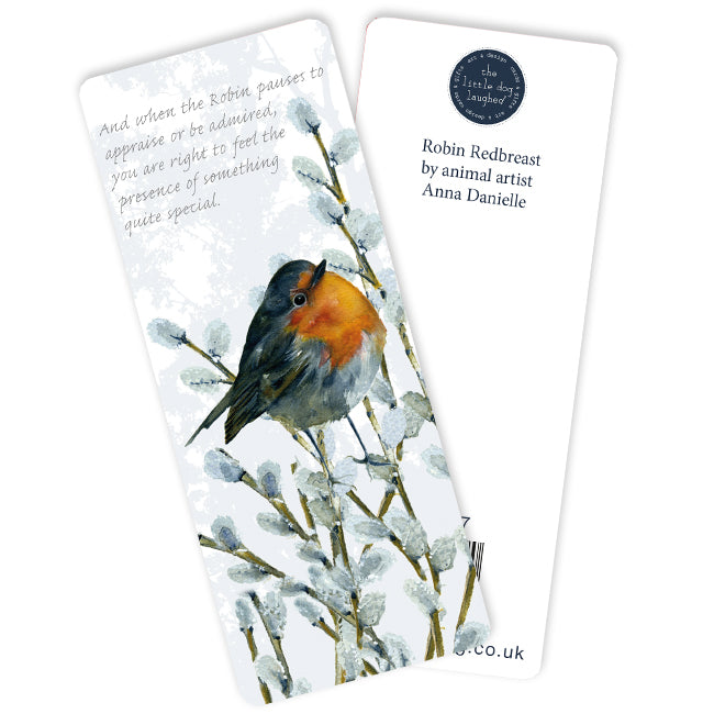 Tuppence A Bag Robin Redbreast Bird Themed Bookmark
