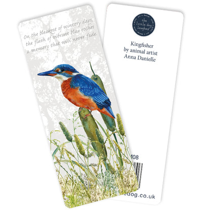 Tuppence A Bag Kingfisher Bird Themed Bookmark