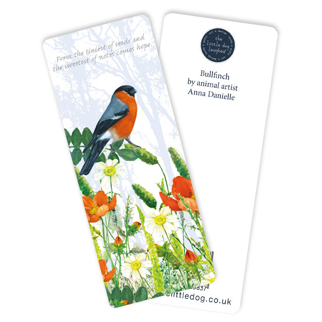 Tuppence A Bag Bullfinch Bird Themed Bookmark