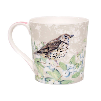Tuppence A Bag Song Thrush Fine Bone China Mug In Gift Box