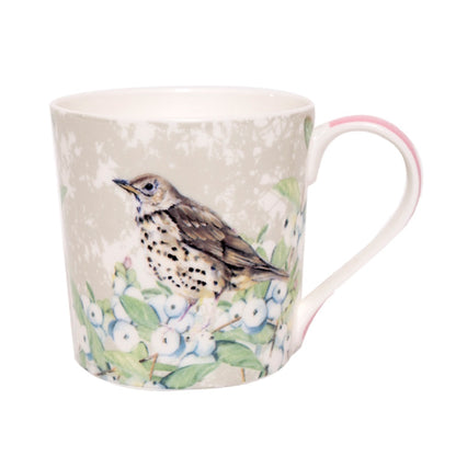 Tuppence A Bag Song Thrush Fine Bone China Mug In Gift Box