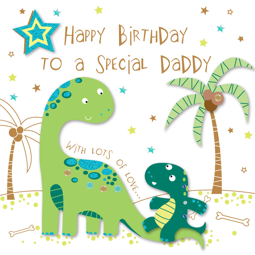 Special Daddy Happy Birthday Greeting Card