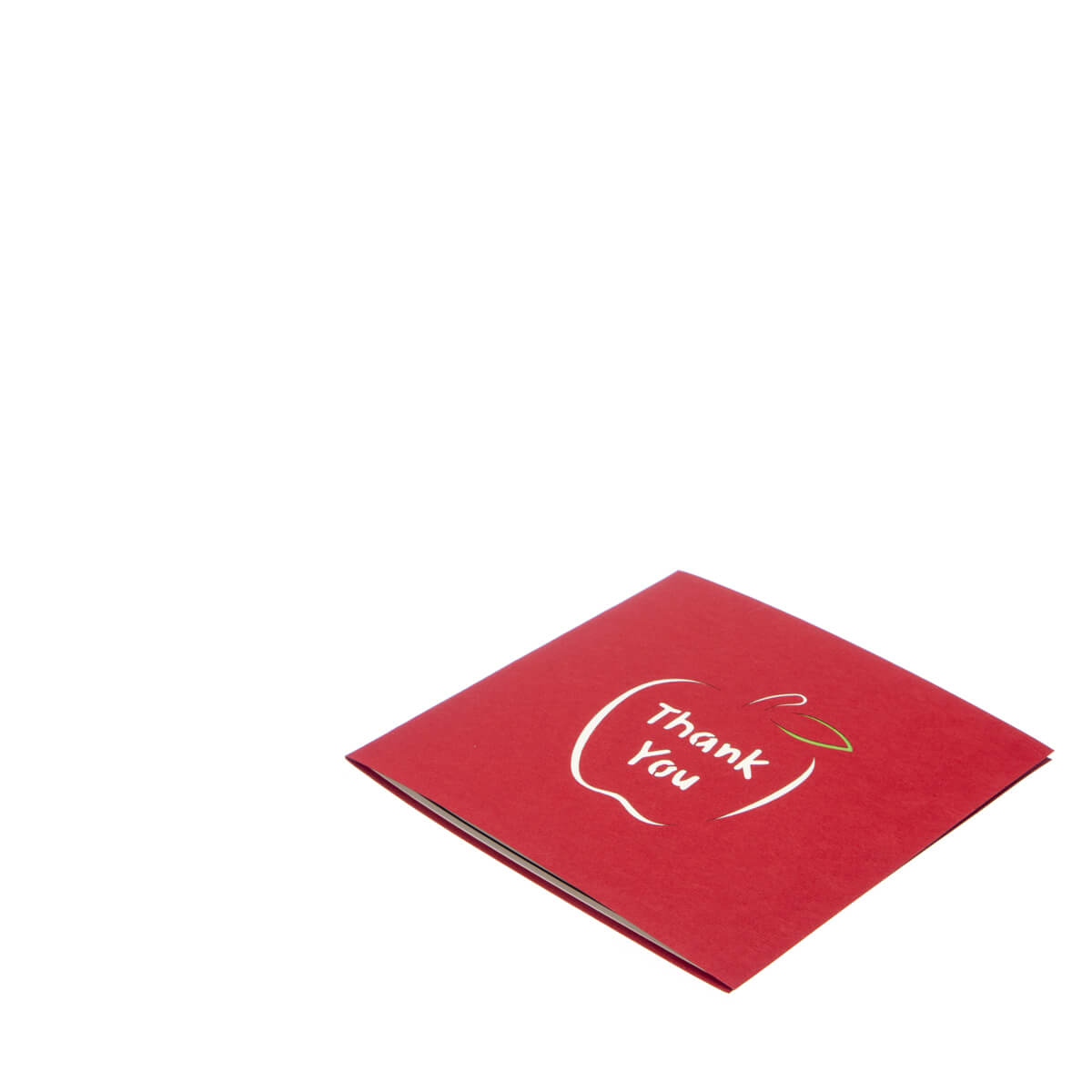 Thank You Teacher Pop-Up Thank You Greeting Card Blank Inside